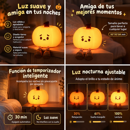 🎃 LumiBoo | Lámpara Calabaza de Halloween ✨