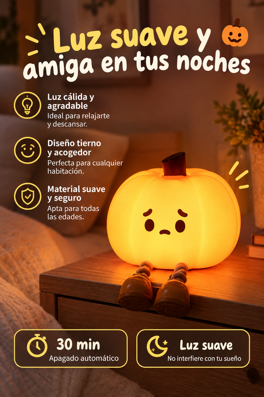 🎃 LumiBoo | Lámpara Calabaza de Halloween ✨
